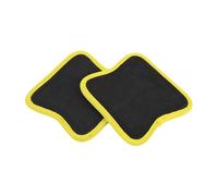 KQFCAZRE Guanti di Protezione per Le Mani Unisex con Impugnatura Antiscivolo (2 Pezzi), Accessori per Sollevamento Pesi, Fitness, Sport, Esercizio Fisico, Giallo