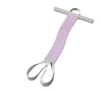 KQFCAZRE Home Exercise Puller Elastico Tirante con Pedali Corda Elastica per Resistenza Attrezzo per Addominali con Supporto Sit Up Costruzione Ad Alta, Viola