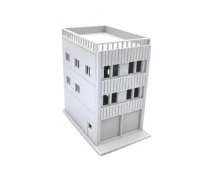 KQFCAZRE Kit Modello Edificio Giapponese Realistico e Dettagliato Kit Costruzione Diorama Espandibile Modellino Architettonico per Esposizione, Moderno, Industriale