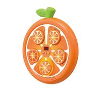 KQFCAZRE Macchina da Musicale Elettronica Illuminata Parete per Allenamento Colpire Regolabile Pad Bersaglio Musicale PP PC Adatta a Bambini, Orangina