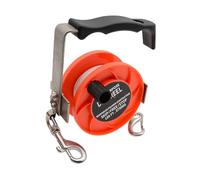 KQFCAZRE Mulinello per Immersioni Subacquee, Mulinello Portatile per Immersioni, Ancoraggi in Grotta E Utilizzo Subacqueo, Arancione 150ft