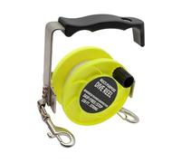 KQFCAZRE Mulinello per Immersioni Subacquee, Mulinello Portatile per Immersioni, Ancoraggi in Grotta E Utilizzo Subacqueo, Giallo 150ft