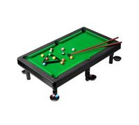 KQFCAZRE Set da Biliardo Mini da Tavolo, Stecche da Biliardo per La Casa, Triangolo, Palle da Gioco, Snooker da Tavolo per Viaggio, Famiglia, Bar, 55x33x15,5 cm