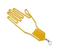 KQFCAZRE Supporto per Guanti da Golf, Pratico E Robusto, Ideale per La Cura dei Guanti da Golf E Come Accessorio per Il Golf, Giallo
