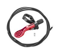 KQFCAZRE Supporto per Sella da Bicicletta - Leva Reggisella Telescopico - Leva Interruttore - Accessori di Ricambio, Attrezzi Leggeri con Tappo Terminale per M, Rosso