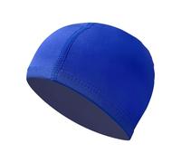 KQFCAZRE Swim cap per Adulti Donna Uomo Cuffia Piscina Tessuto Comodo Non Stringe Mantiene Capelli Puliti Adatta per Nuoto Palestra Relax Bagno Sport Misura, Blu