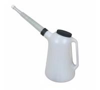 KQFCAZRE Tanica per Olio con Beccuccio Lungo Antigoccia Caraffa Dosatrice per Olio Motore Resistente Al Calore e Corrosione Contenitore, 5L