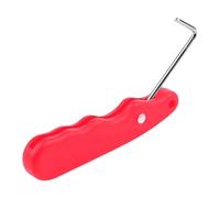 KQFCAZRE Tendilacci per Pattini da Ghiaccio, Estrattore per Lacci, Strumento per La Manutenzione dei Lacci, Strumento per Stringere I Lacci, Rosso