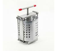 KQFCAZRE Torchio da Cucina con Contenitore Perforato Resistente Ruggine Schiacciaverdure in Acciaio Inox Robusto Strizza Verdure con Manico Lungo, 2500ML