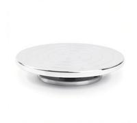 KQFCAZRE Tornio Girevole in Alluminio Basso Profilo Attrezzo da Pasticceria Stabile Attrezzatura per Scultori, Scuola D'arte, Laboratorio, 25 Cm