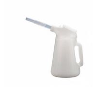 KQFCAZRE Travasatore per Olio e Carburante Resistente Agli Urti Contenitore Olio Motore Plastica Antigoccia Misurino Gruato 5 Litri per Meccanici, Garage, 2L