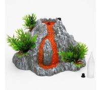 KQFCAZRE Vulcano Giocattolo con Spruzzatore Modello di Vulcano Sicuro Giocattolo con Accessori per Aula