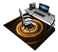 KQIEJUY Tappeto Sedia Gaming, Ufficio Protettore del Pavimento, Tappeto Sedia Ufficio Tappeto Salvapavimento Antiscivolo Tappetino per Sedia da Ufficio con Ruote per Piastrelle, Parquet 160 x 200 cm
