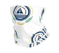 KQISANGM Copricapo Multifunzionale Bandana Unisex Copricapo Antivento Scaldacollo Per Uomo E Donna Bandiera Della Repubblica Di Capo Verde Scaldacollo Per Ciclismo Sport Corsa Escursionismo