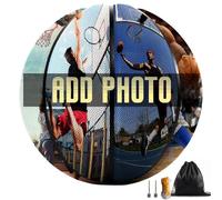 KQISANGM Pallone Da Basket Personalizzato Con Nome Foto Regalo Di Basket Personalizzato Per Figlio Figlia - Per La Serata Degli Anziani Compleanno Regalo Di Ritorno A Scuola Regalo Per Allenatore