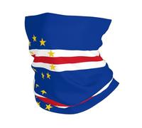 KQISANGM Scaldacollo A Bandana Da Sci Per Uomo E Donna Con Bandiera Delle Isole Di Capo Verde Multifunzionale Copricapo Sciarpa Copricapo Elastico Antivento Resistente Ai Raggi Uv