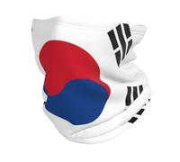 KQISANGM Sciarpa Sportiva Multifunzionale Per Esterni Con Bandiera Della Corea Del Sud Bandana Elastica Copricapo Sportivo Resistente Ai Raggi Uv Per Equitazione Motociclismo Escursionismo Pesca Yoga