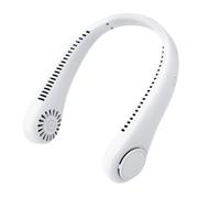 KQLHLHDYZ Ventilatore portatile da collo, ricaricabile tramite USB, senza pale, mini ventilatore personale, 3 velocità regolabili, ventola di raffreddamento indossabile per viaggi, sport, ufficio