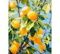 KQMGJYB Dipingi con i Numeri Adulti, Paint by Numbers Kit Fai da te Olio La Pittura di Numeri Kit con Pennelli Pittura a pigmento Acrilico Disegno Decora la casa Regalo 40x50cm