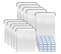 KQOZG 10 PCS Borse Porta Scarpe da Viaggio, Tessuto Impermeabile, Organizer per Valigia, Accessori per Vacanza e Viaggi in Aereo (2 Misure)