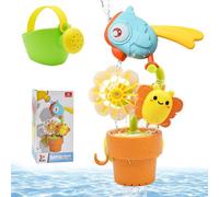Kqpoinw Giochi da Bagnetto 1 2 3 4 Anni, Giochi Acquatici per Bambini, Giochini Bagnetto Neonato per Uccelli e Api con Ventose e Annaffiatoi, Giocattolo da Bagno per Bambini Regalo per Ragazzi e Ragaz
