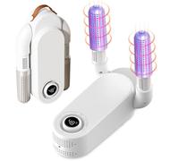 KQWVZ Asciuga Scarpe Elettrico, Asciuga Stivali Pieghevole, Scalda Scarpe con Timer Intelligente, Asciuga Scarpe Asciugatrice, Asciugatrice Scarpe, Doppio Antibatterico, Adatto per Scarpe, Guanti