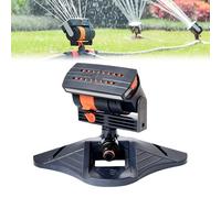 KQWVZ Aspersor De Jardín, 16 Boquillas Aspersores De Riego Cesped, 4 Modos Aspersor Oscilante Automático Para Césped, Aspersores De Jardín, Alcance Y Caudal Ajustables, Para Sistema De Riego