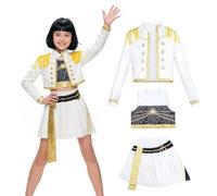 KQWVZ Costume Kpop per bambine e ragazze, costume da cacciatori di Kpop D-emon H-Hunters, vestito con cappotto, camicia e pantaloni a maniche lunghe, per Halloween, cosplay, feste di compleanno e