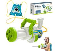 KQWVZ Pistola ad Acqua per Bambini, 1800ml Pistole ad Acqua con Zain, Fucile Ad Acqua Tiro Fino a 8-10 Metri, Zaino Pistola Ad Acqua per Bambini, per Giochi Da Spiaggia All'aperto, Piscin