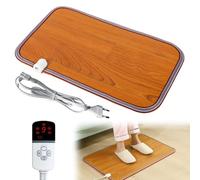 KQWVZ Tappetino Riscaldante Piedi, Scaldapiedi Elettrico Piedi 50x30cm, Scaldapiedi Elettrico da Ufficio, SCaldapiedi Elettrico-Piedi con Termostato, Impermeabile Tappeto Riscaldato per Casa