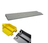 KQYTRBV Rampe di Accesso per Soglie di Casa, Rampe in Plastica, per Porte, Bagni, Ingressi di Supermercati, Ingressi di Garage, Tagliabili(Gray,30 * 8 * 2cm/12 * 3.1 * 0.8in)