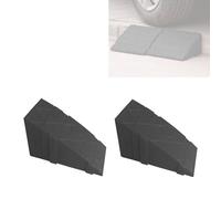 KQYTRBV Rampe per Marciapiede, Rampe per Sedie A Rotelle con Altezza di Salita di 10-18 cm per Casa, Auto, Sedie A Rotelle, Biciclette, Motociclette(2pcs,12x20x18cm/5x8x7)