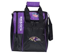 KR Strikeforce NFL Baltimore Ravens Tragetasche f r einzelne Bowlingkugeln mit Schuhfach