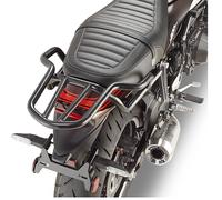 Kappamoto Attacco posteriore bauletto KR4124 Monokey/Monolock Argento Kawasaki Z 900 RS (18-23)