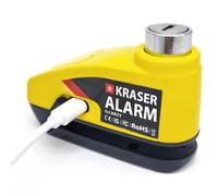 KR7Y Antifurto Moto Blocca Disco con Allarme 110dB USB Batteria Ricaricabile