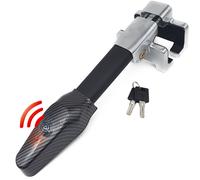 KR830 Antifurto Auto Blocca Sterzo con Allarme 120dB Alta Sicurezza Robusto