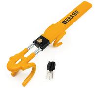 KR842Y Antifurto Auto Blocca Sterzo Alta Sicurezza Doppio Gancio Regolabile Piu