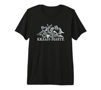 Kraah-masté! Yoga Workout Meditation Corvi e Cornacchie Maglietta Premium