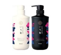 Kracie - Ichikami Smoothing Shampoo & Conditioner Pair Set - 480ml + 480g
