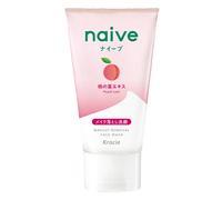 Kracie - Naive Makeup Removal Face Wash Peach Leaf - 45g
