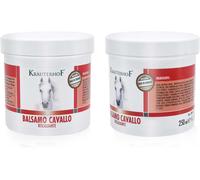 Kräuterhof Balsamo per cavalli riscaldante, extra forte, gel massaggiante - Rime
