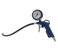 Kraf&Dele Manometro 220 PSI Alta Precisione Pistola Gonfiaggio per Pressione Pneumatici di Auto e Moto