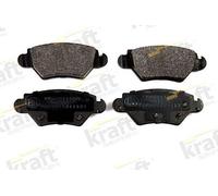 KRAFT 6011500 Kit pastiglie freni Posteriore per OPEL Zafira A (T98)