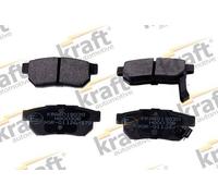 KRAFT 6018030 Kit pastiglie freni Posteriore per HONDA CIVIC V Hatchback (EG)