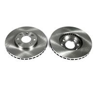 KRAFT AUTOMOTIVE 2x Disco Freni Anteriore Ø256 MM Ventilato per Opel Astra G Cc