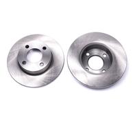 KRAFT AUTOMOTIVE 2X Disco Freno Ø256Mm Anteriore Per Audi 80 2.0 6040140