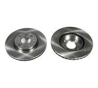 KRAFT AUTOMOTIVE 2x Disco Freni Anteriore Ø257mm Ventilato per Fiat Barchetta