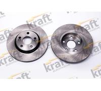 2x Disco freno ventilato 6045112 KRAFT AUTOMOTIVE per RENAULT LAGUNA I SAFRANE I