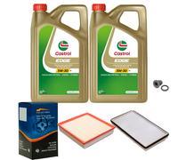 KRAFT Controllo Set 10 L Castrol EDGE 5W-30 Per Opel Vivaro Kasten 2.0