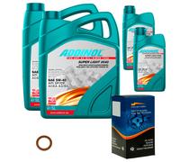 KRAFT Controllo Set 12L ADDINOL SUPER LIGHT 5W-40 Per Audi Coupe 81 85 2.0